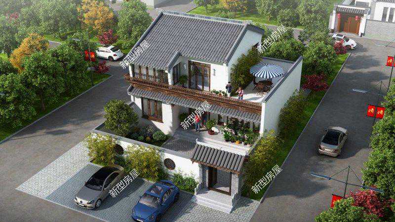 10套适合农村盖的中式小院，第3、4套尤其美，建第5套只花15万